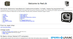 Desktop Screenshot of peel.dk