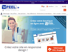 Tablet Screenshot of peel.fr